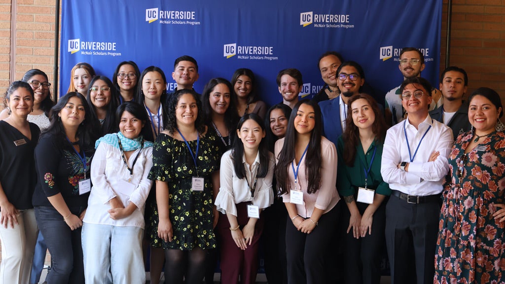 UCR's first undergrad McNair Scholars